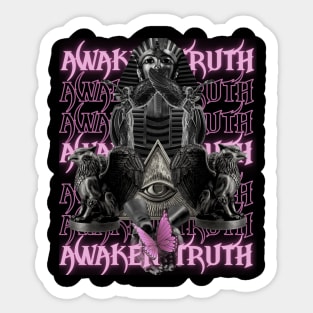 Awaken Truth Ancient Egyptian Mysteries Sticker